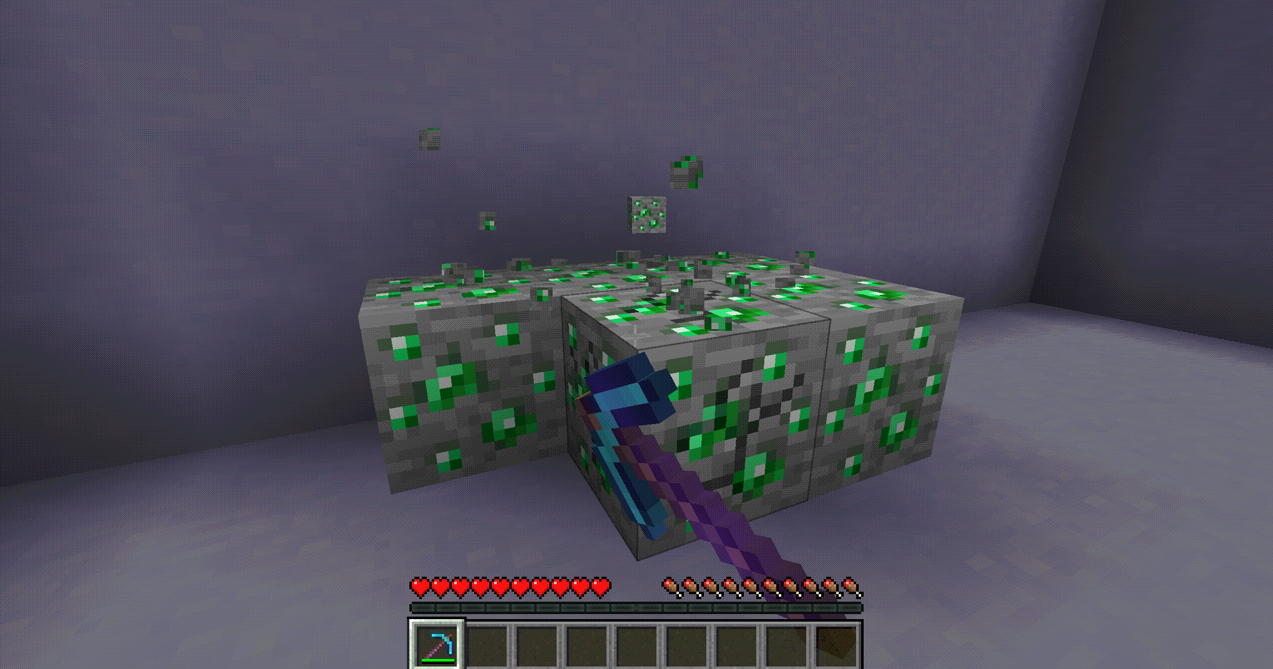 Glass and glass panes are convenient to move without loss — with a normal hit, they simply disappear. Ice and sea lanterns…