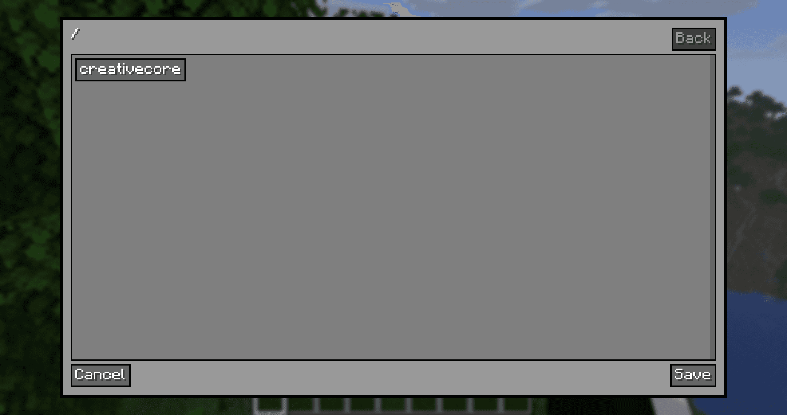 CreativeCore — бібліотечний мод для роботи інших модів у Minecraft — Скріншот