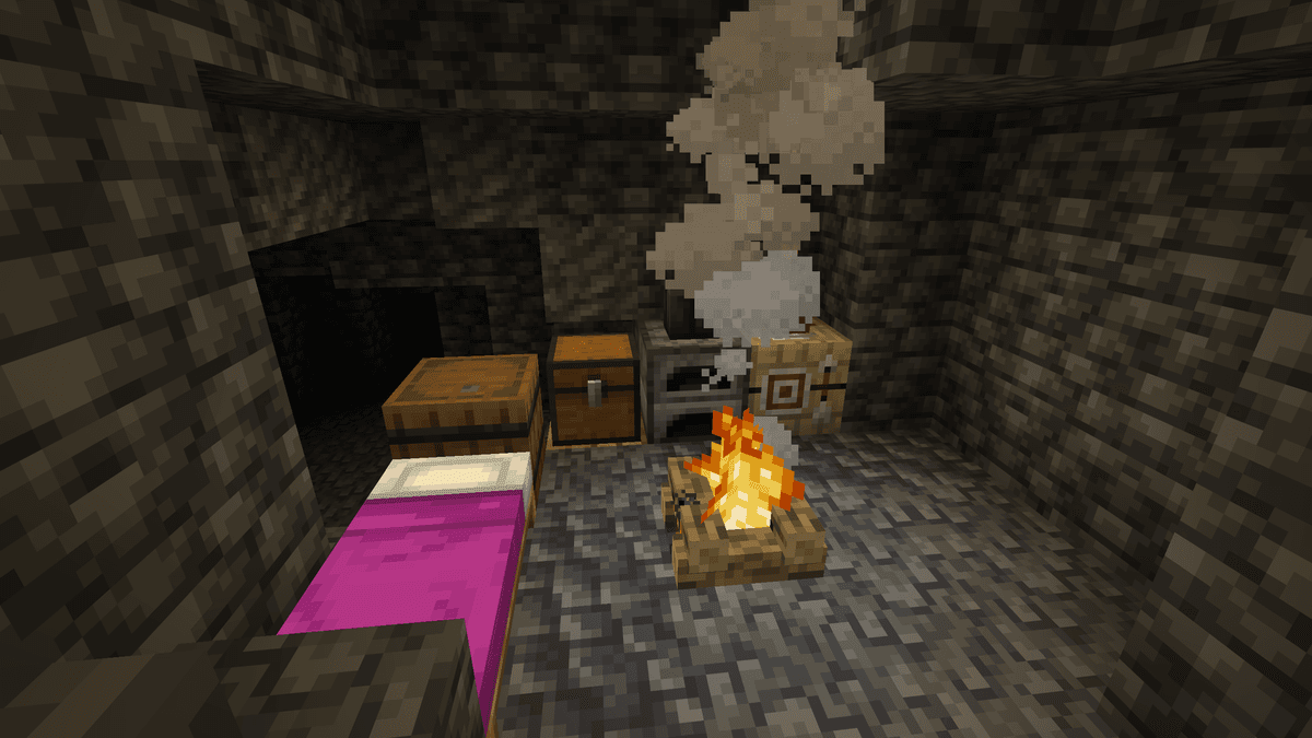 With a 30% probability, a mimic spawns in the campsite instead of a chest — a hostile mob disguised as a chest. Once killed…