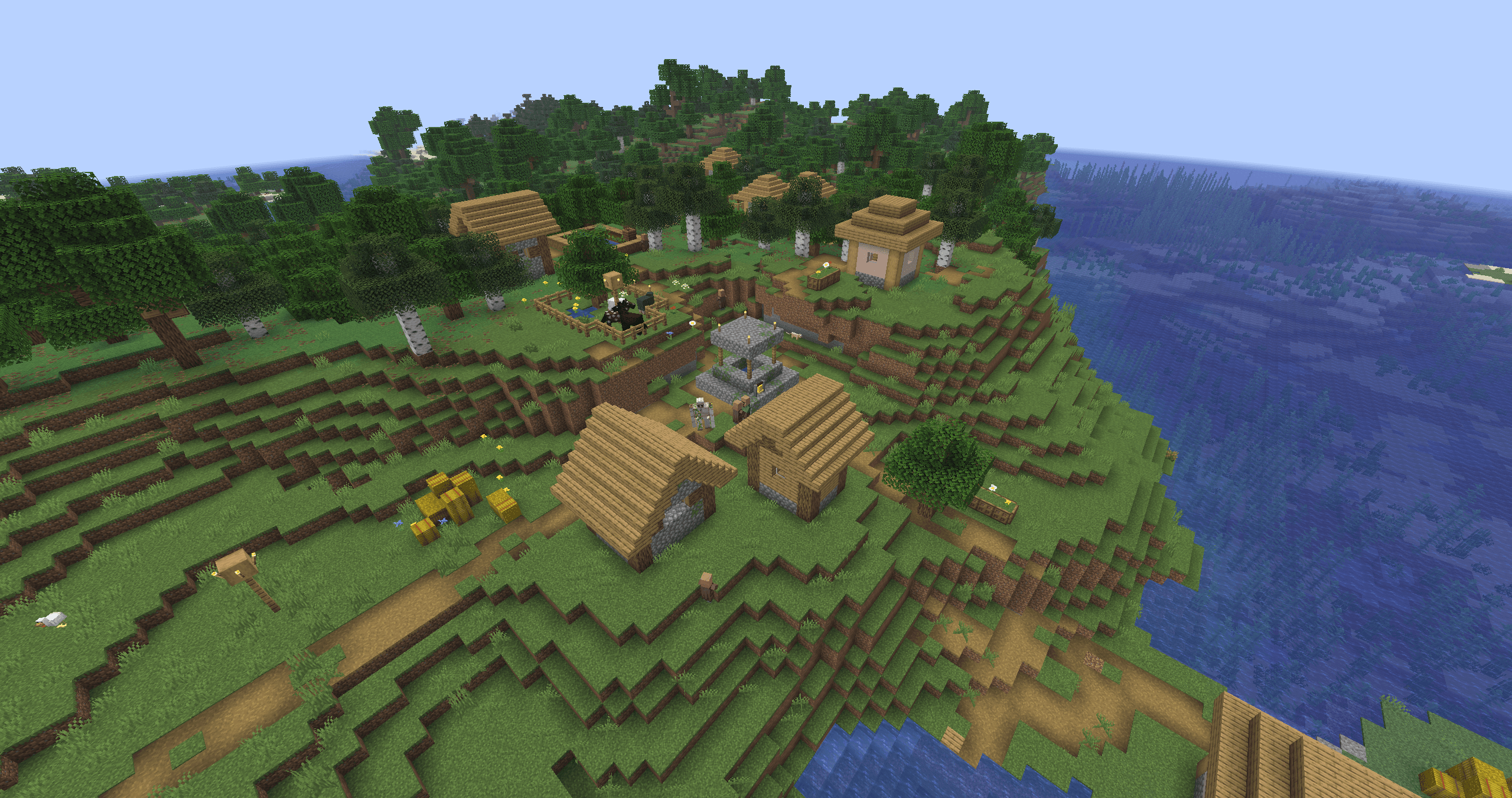 Як знайти село в Minecraft