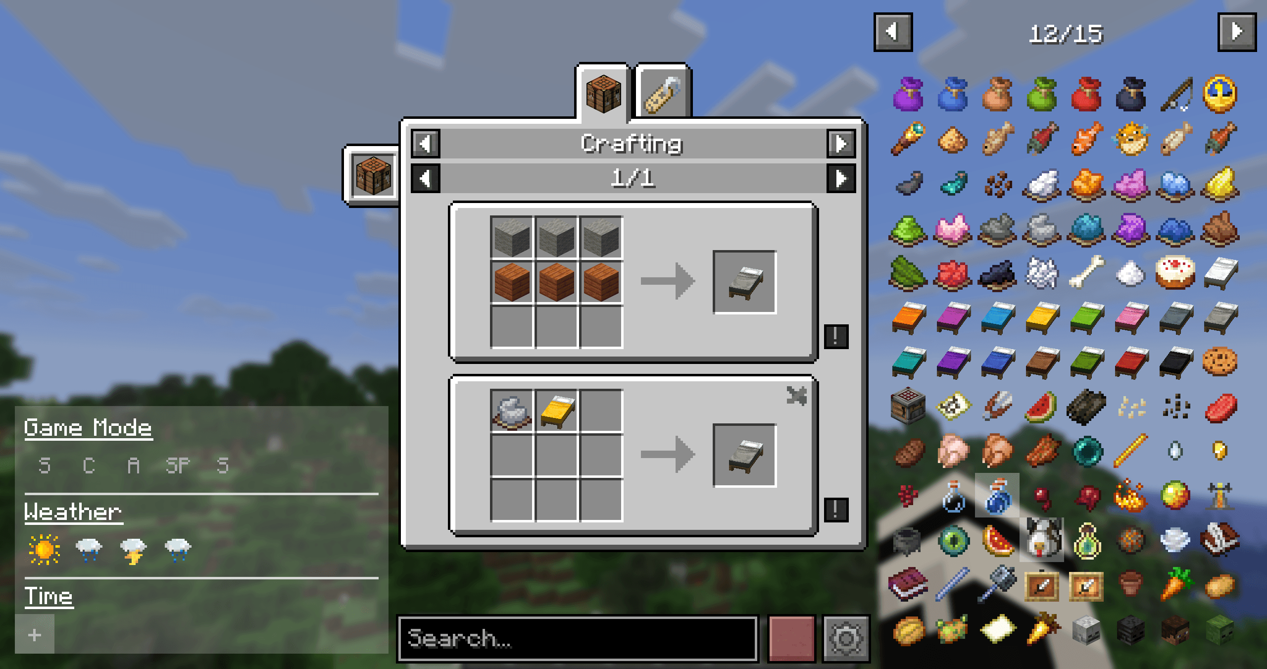 Roughly Enough Items (REI) — мод для перегляду рецептів у Minecraft