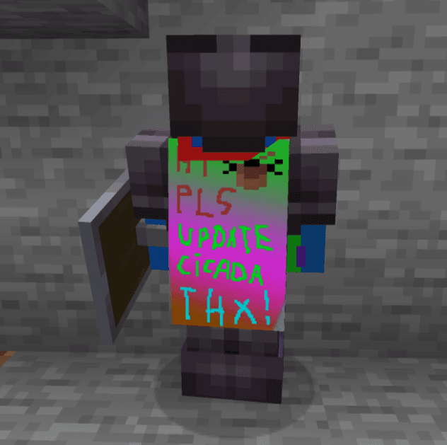 CICADA (CicadaLib) у Minecraft: Що це за мод та як прибрати плащ «Please update Cicada»