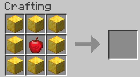 Як зробити зачароване золоте яблуко у Minecraft