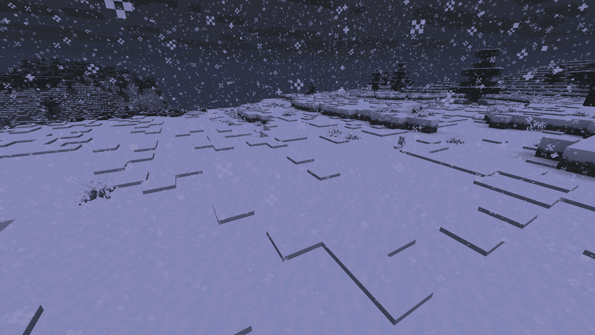For upper slabs, the parameter fancySnowOnUpperSlab works separately — it adds a visual effect of snow coverage on the sides…
