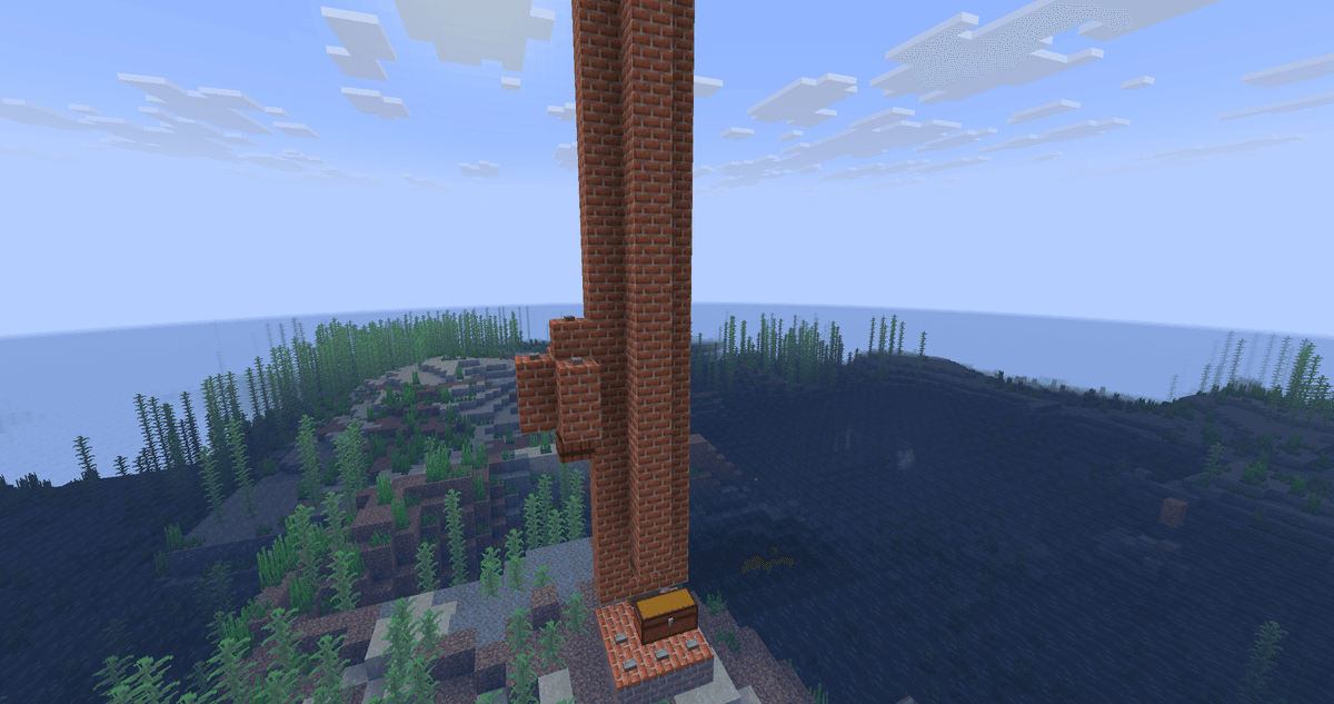 Dek de dorpeling van bovenaf af en bedek alle vrije blokken erboven met knoppen, zodat daar geen mobs kunnen spawnen.