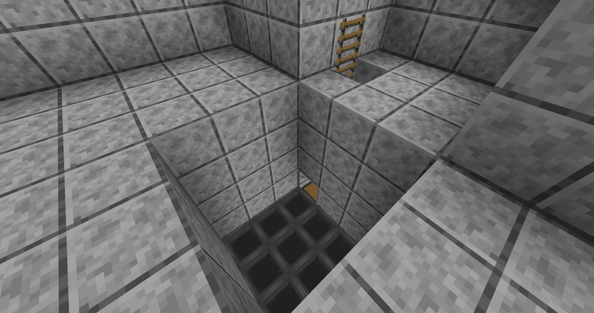 Under the entrance hole, break through the floor 3×3 with a depth of 4 blocks — this is where magma cubes will fall and…