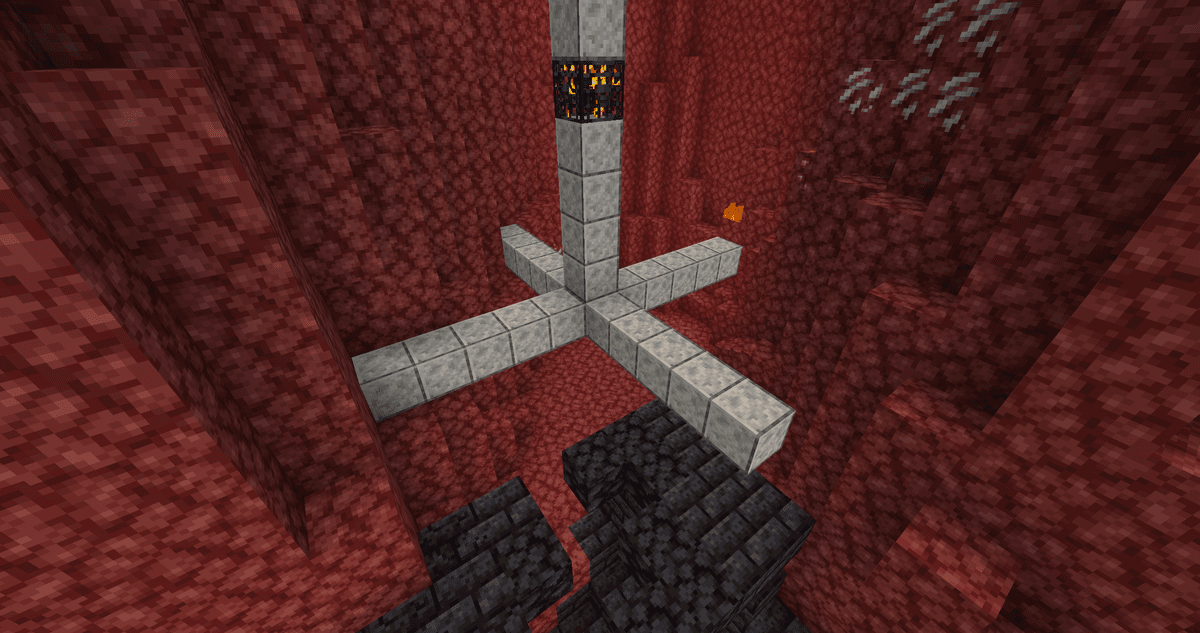 Find a magma cube spawner in a bastion remnant — there is always a chain hanging above it, which is a reliable sign. Break 2…