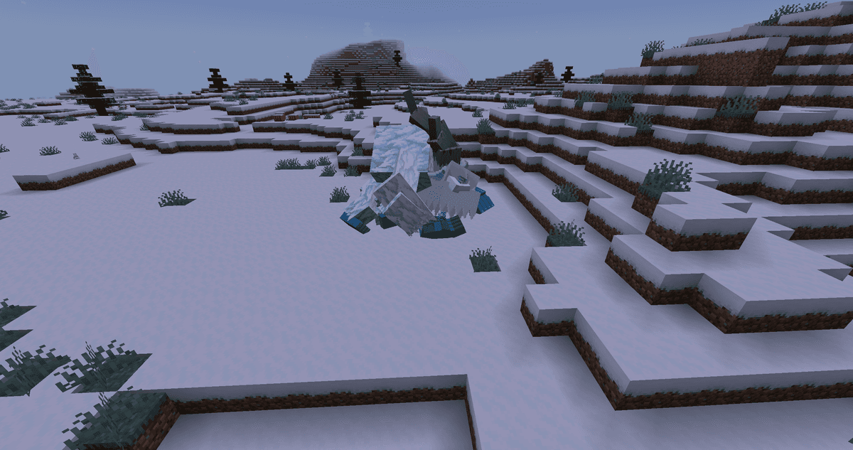 A rare giant of snowy biomes with an icy breath. His size, speed, and cold attacks make the encounter difficult, and you can…