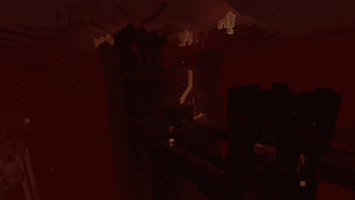 Every generated fortress consists of three zones that differ in placement, geometry, and danger level.