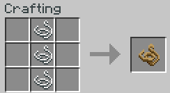 Crafting a Rope. A rope is created at a crafting table using string. The resulting rope can be hung from the ceiling or…