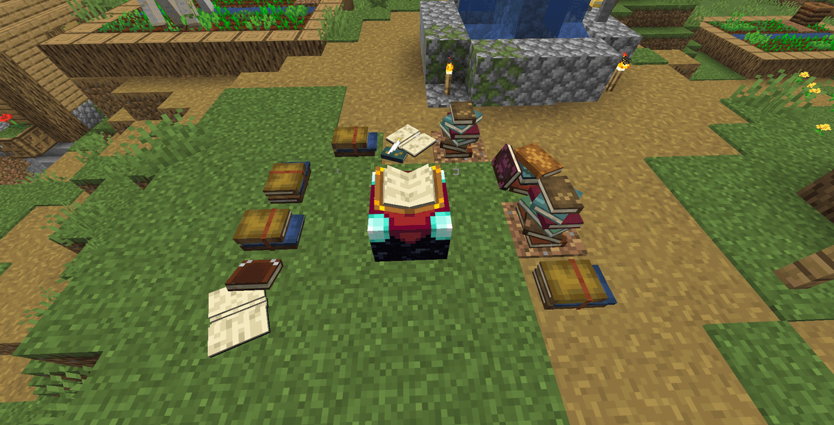 Book Stacks and enchanting bonuses. You can place them horizontally or vertically. When you place book stacks within a…