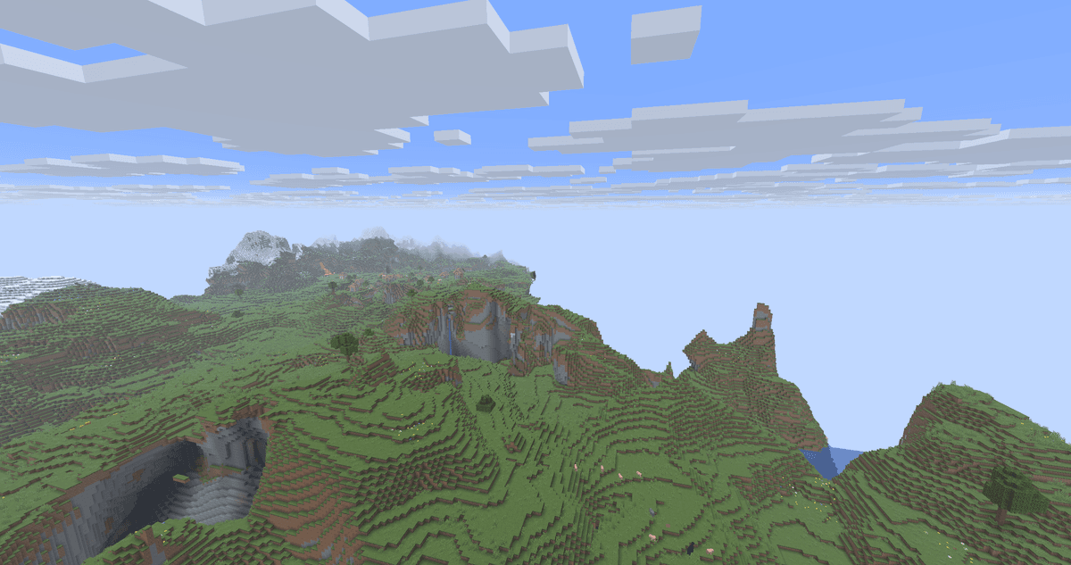 Cached areas are static: they show the world as it was at the moment it was saved.