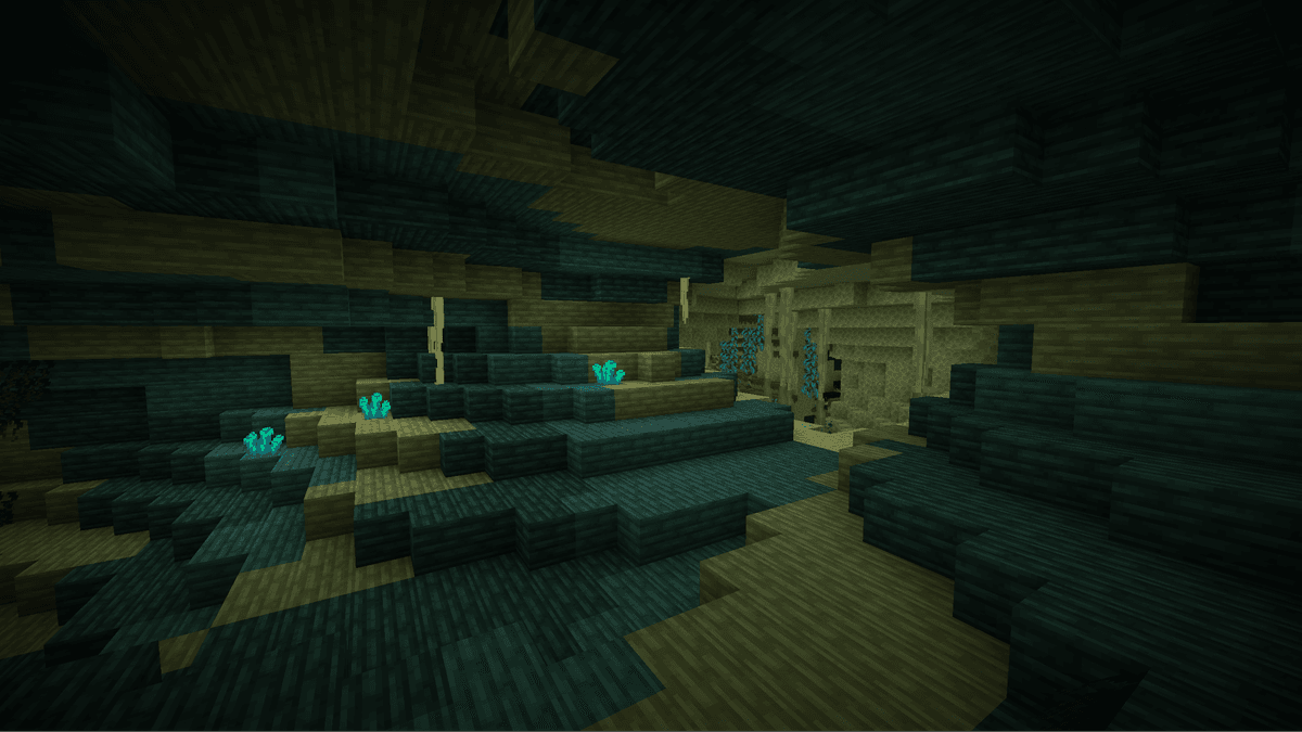 Cave biomes are not visible from the surface — you have to dig through the body of the island to reach them. Inside…