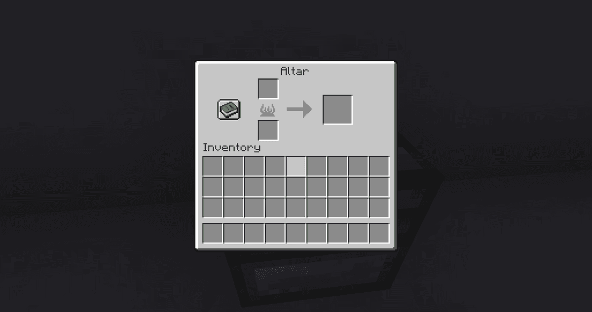 Altar — upgrades, enchants, and repairs Aether equipment. Repair consumes Ambrosium and preserves enchantments and item…