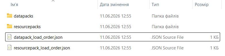 When a world is first created, the modification generates special configuration files in JSON format in the paxi folder…