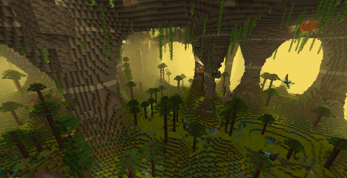 Biome nameTheme and atmosphereKey mobs and blocksMagnetic CavesMagnetism and ironMagnets that attract or repel you, tesla…