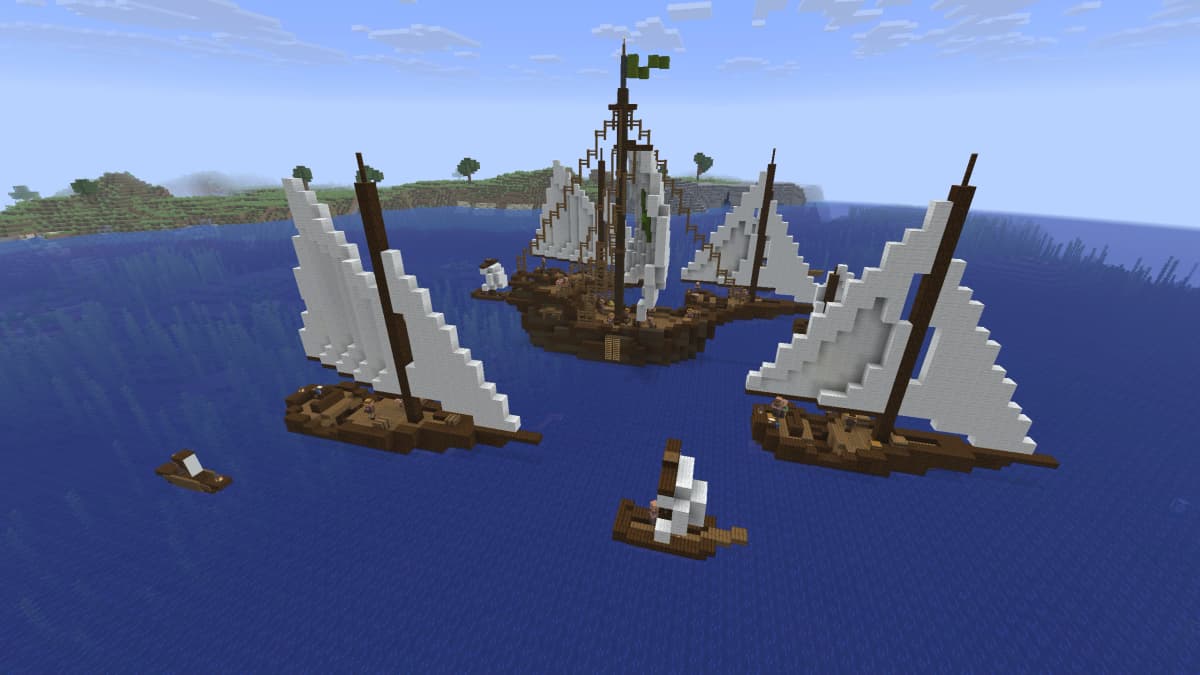 There is also a separate village_ocean — a settlement of villagers on the water. The sea vessels are home to NPCs of various…