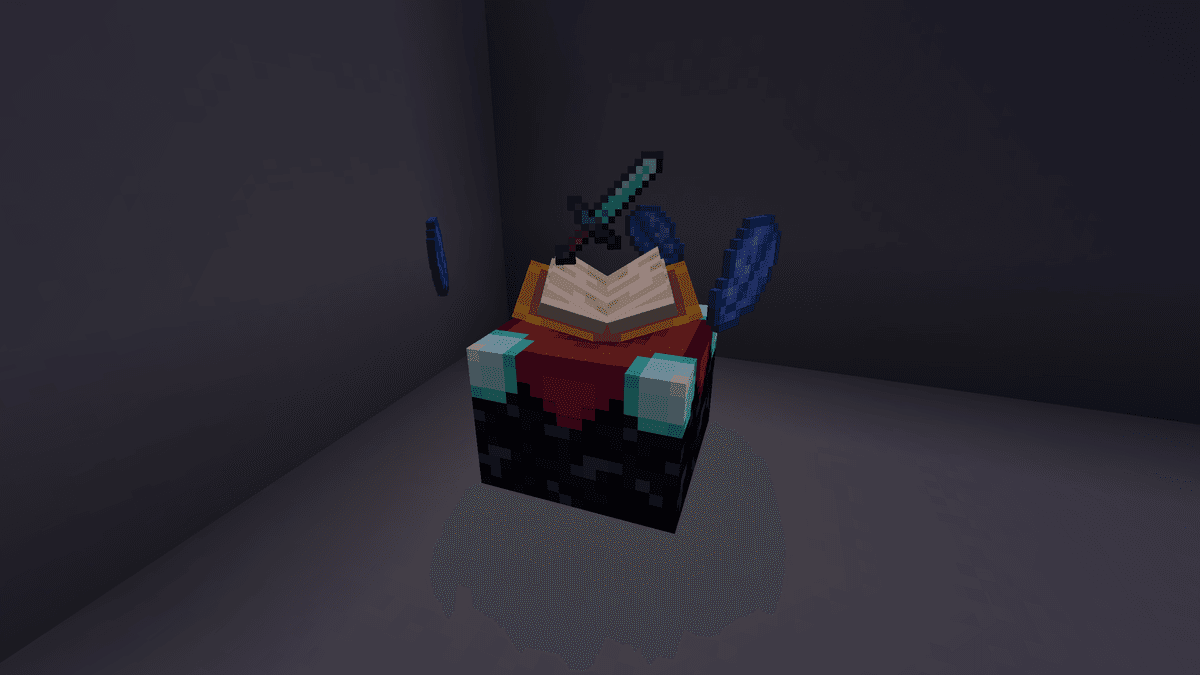 The placed items are also displayed in the world around the block. This is controlled by the client parameter…
