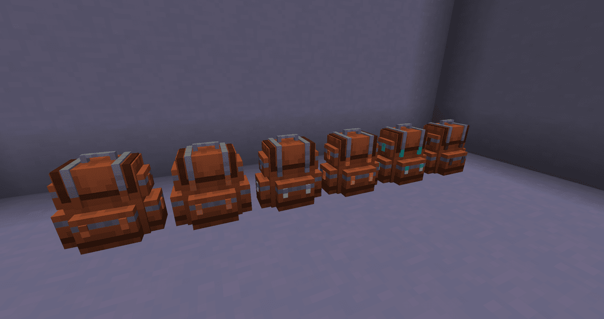 To place the backpack in the world as a block, you need to hold Shift and right-click on any block. In this form, it acts…