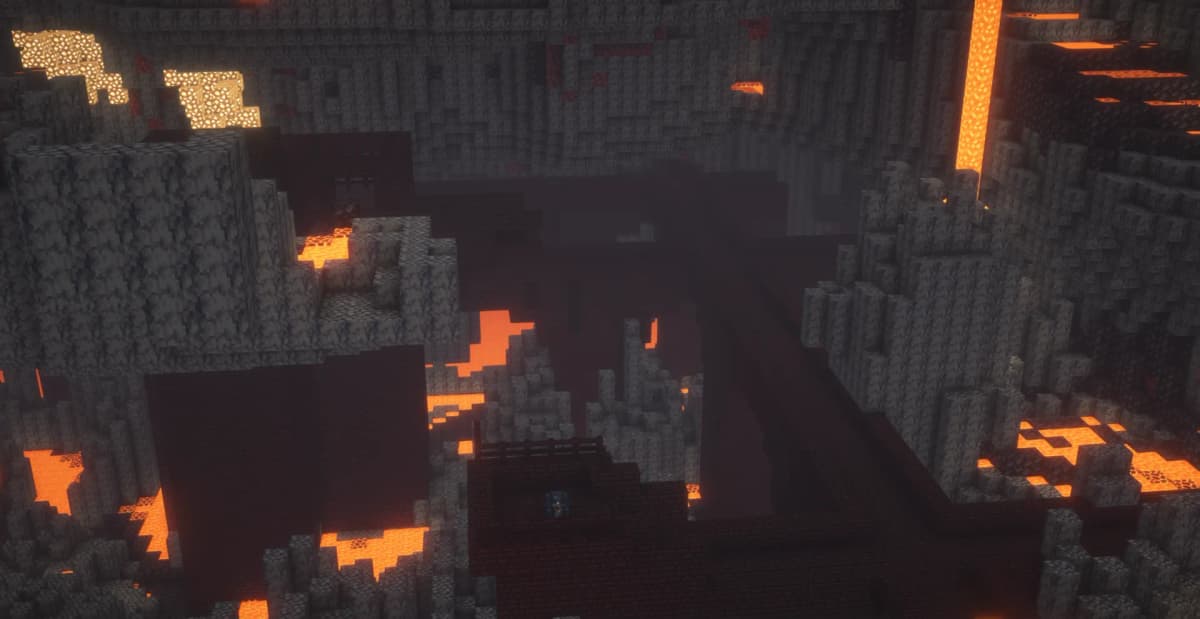 Enter the portal and start searching for the fortress. It is usually located on elevated terrain or in open spaces.