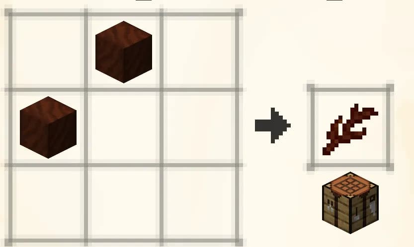 After obtaining Livingwood, you can craft Livingwood Twigs from it.