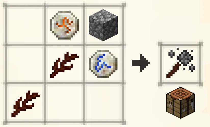 Recipe: cobblestone, Fire and Water Runes, Livingwood Twigs.