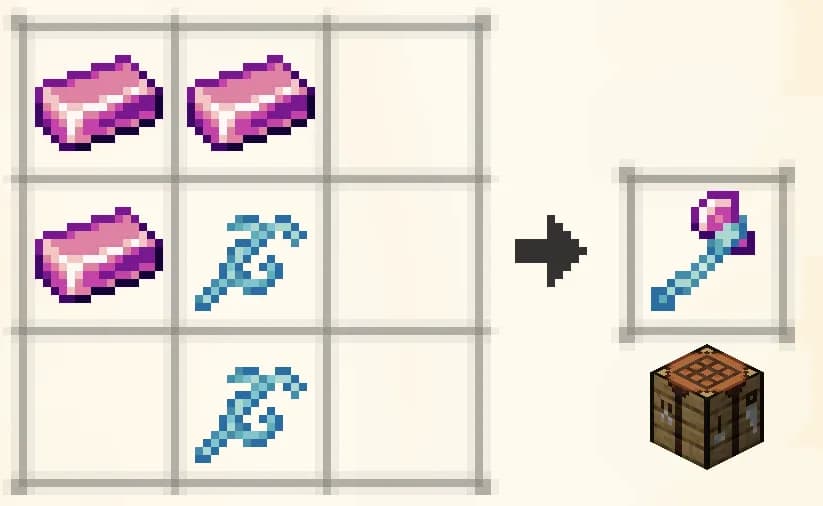 When used as a weapon, it has a chance to drop the mob’s head.