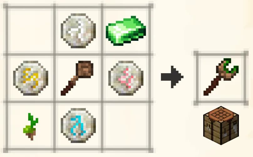 Recipe: 4 Seasonal Runes, Rod of the Lands, 1 Terrasteel Ingot, meadow seeds.