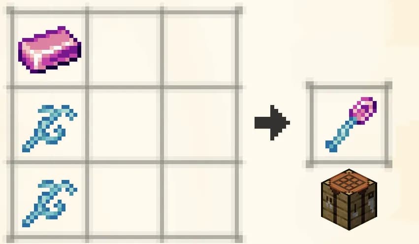 Destroys the entire column of loose blocks (sand/gravel) both above and below the target.