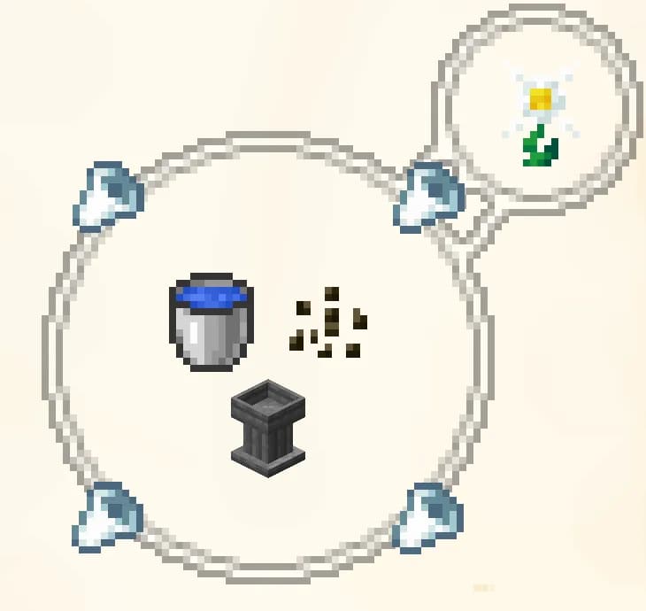 Finally—add seeds to finish the creation.