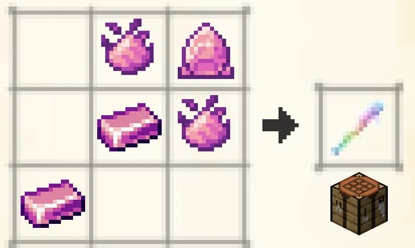 Recipe: 2 Elementium Ingots, 2 Pixie Dust, 1 Dragonstone.