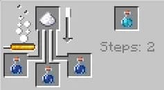 Wait for the brewing to finish — you'll get a Potion of Swiftness or Potion of Leaping.