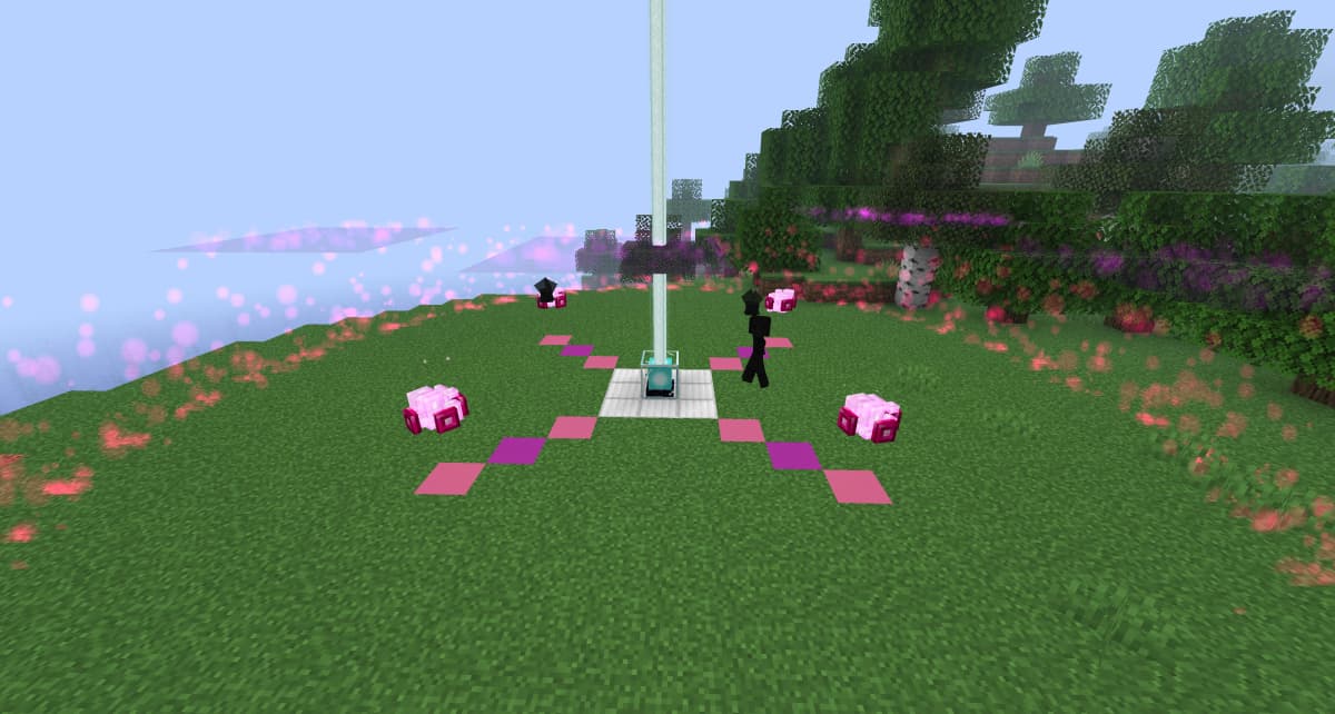 This summons the Gaia Guardian I, the first boss.