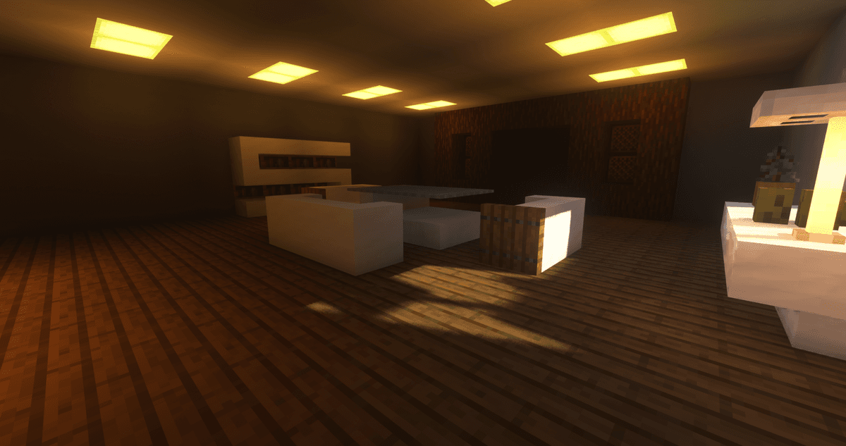 Shadows and lighting conveying the color of multicolored glass
