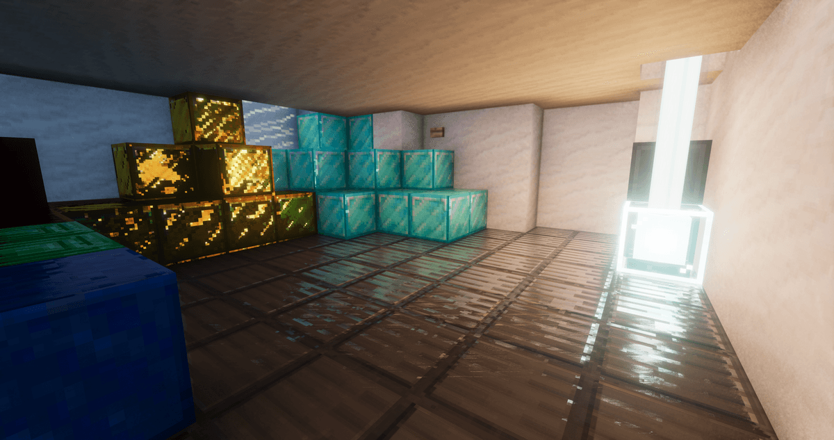 Shrimple leser PBR-data fra pakker i formatene OldPBR og LabPBR, så relieff (POM), normalkart og glans (specular) fungerer…