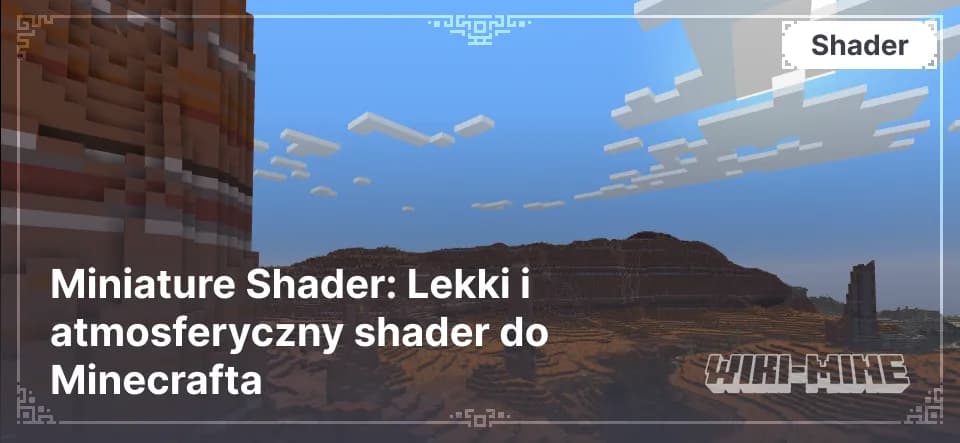 Miniature Shader – Oświetlenie i Odbicia do Minecraft