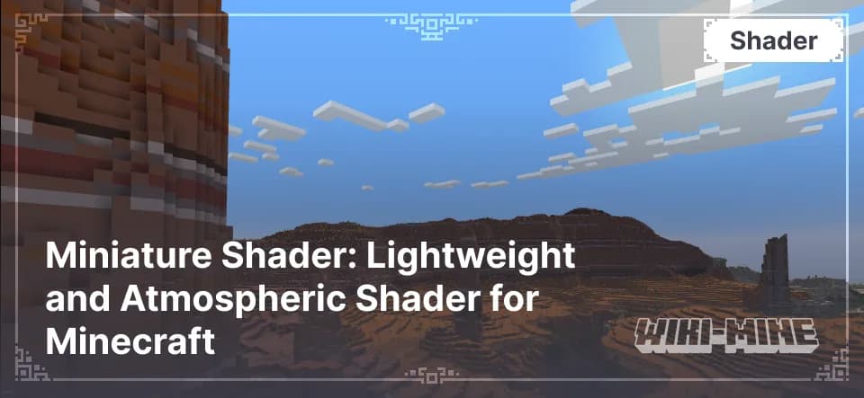 Miniature Shader – Lighting and Reflections for Minecraft