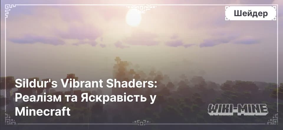 Sildur's Vibrant Shaders – Яскраві, Гнучкі Шейдери Minecraft