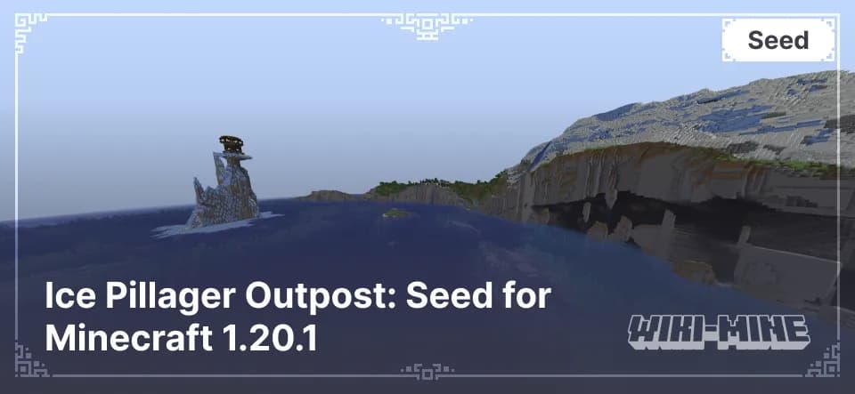 Ice Pillager Outpost: Seed for Minecraft 1.20.1