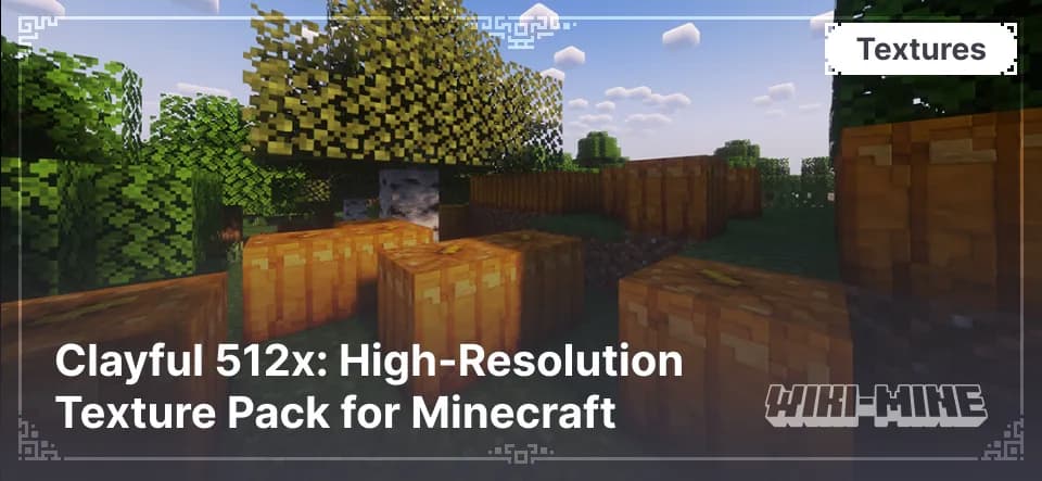 Clayful 512x – High-Resolution Textures for Minecraft