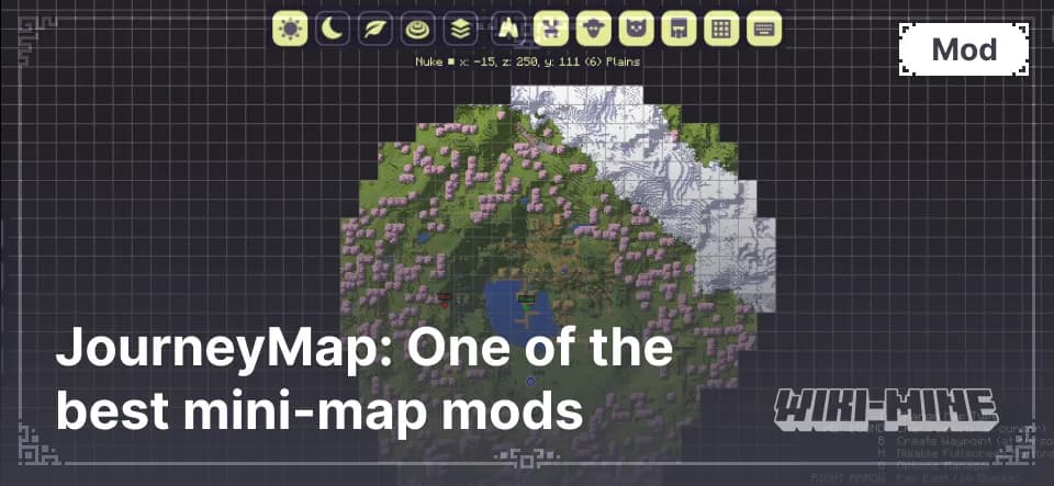 JourneyMap – Interactive Map & Minimap for Minecraft