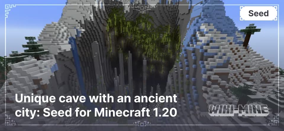 Ancient City Cave Seed for Minecraft 1.20