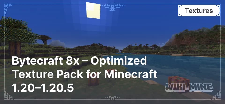 Bytecraft 8x – Optimized Texture Pack for Minecraft 1.20–1.20.5