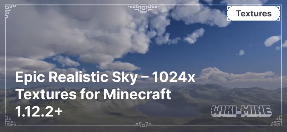Epic Realistic Sky – 1024x Textures for Minecraft 1.12.2+