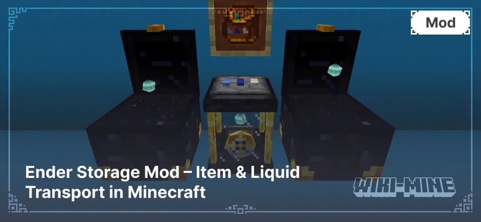 Ender Storage Mod – Item &amp; Liquid Transport in Minecraft
