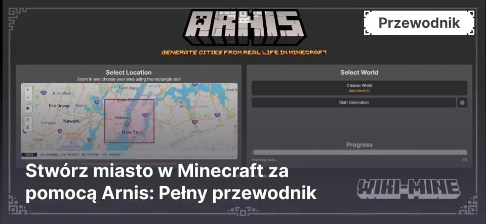 Stwórz miasto w Minecraft za pomocą Arnis: Pełny przewodnik