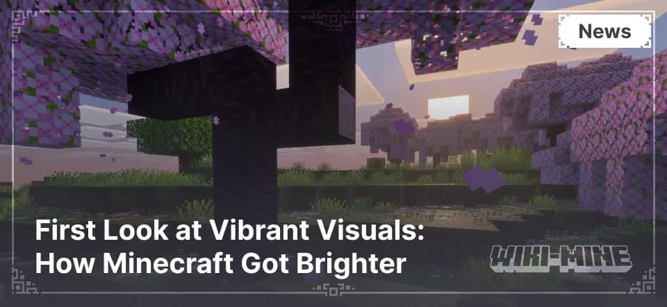 Primer vistazo a Vibrant Visuals: cómo Minecraft se volvió más brillante