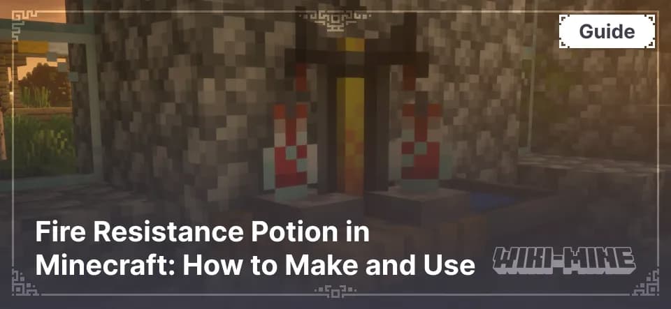Fire Resistance Potion in Minecraft: How to Make and Use