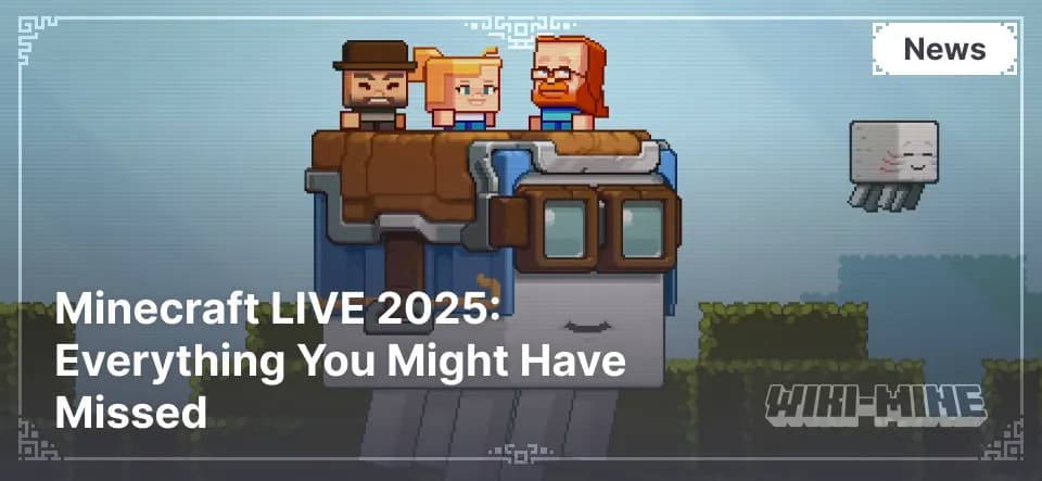 Minecraft LIVE 2025: Alles wat je misschien hebt gemist