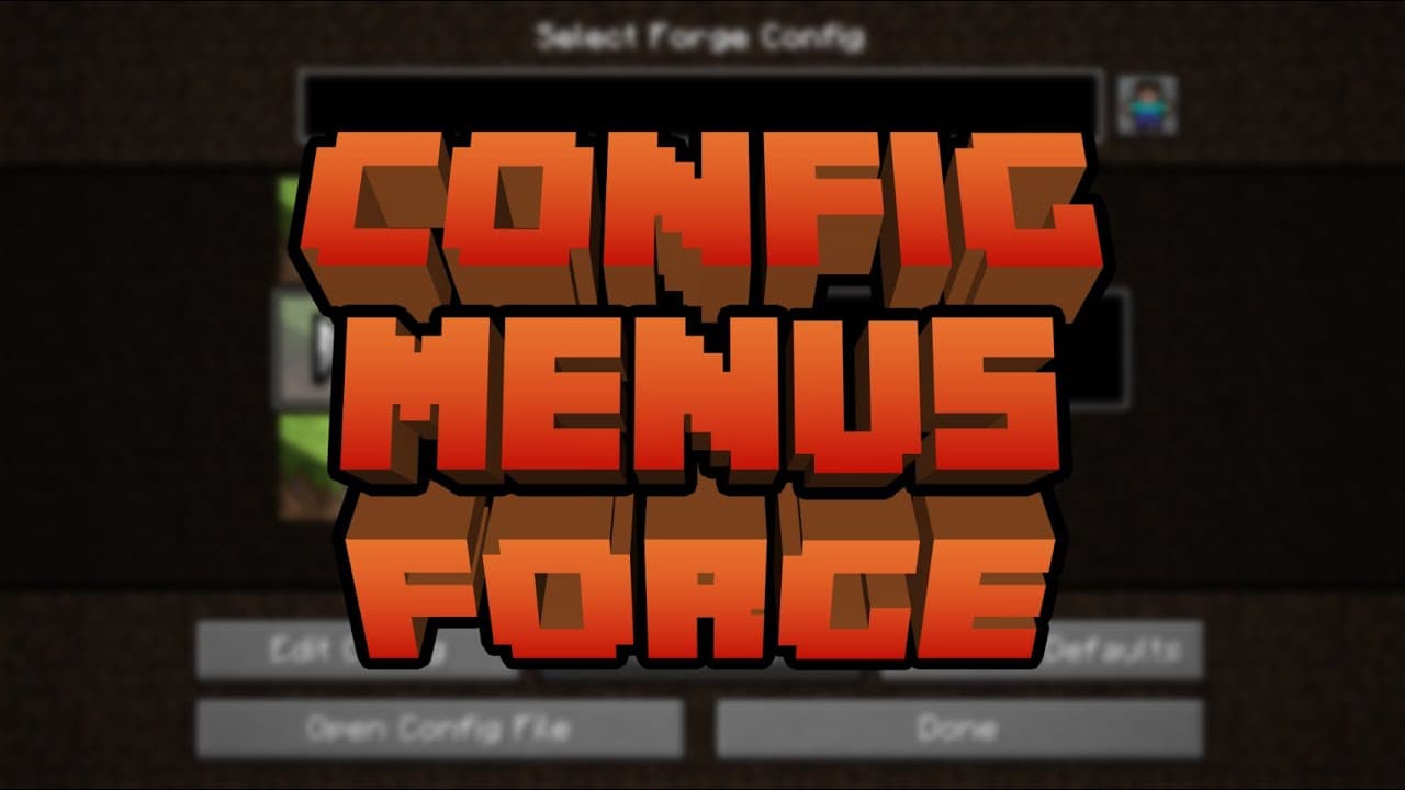 Forge Config Screens — mod dodający interfejs graficzny do konfiguracji modyfikacji w Minecraft